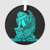 Een slapende engel op de Stone Ornament (achterkant)