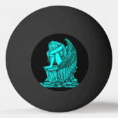 Een slapende engel op de Stone Pingpongballen (Achterkant)