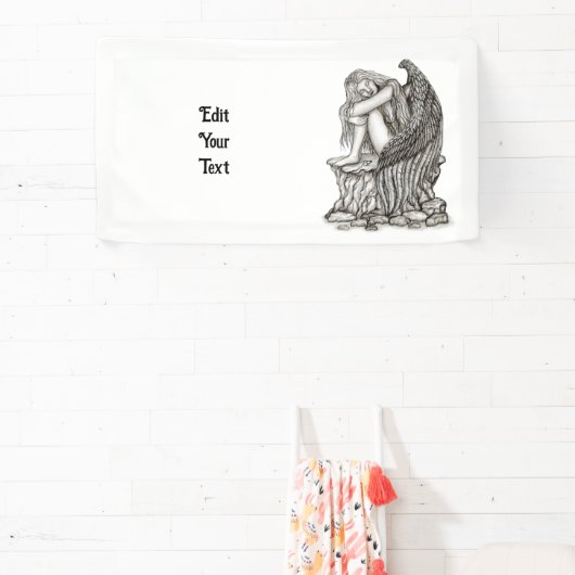 Een slapende engel op de Stone Spandoek (Insitu)