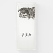 Een slapende engel op de Stone Spandoek (Verticaal)