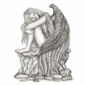 Een slapende engel op de Stone Sticker (Voorkant)