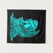 Een slapende engel op de Stone Wandkleed (Voorkant (horizontaal))