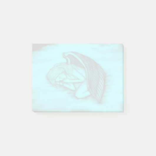 Een slapende engel post-it® notes (Voorkant)