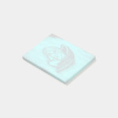 Een slapende engel post-it® notes (Schuin)