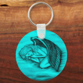 Een slapende engel sleutelhanger (Voorkant)