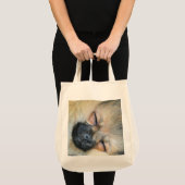 Een slapende Pommerse Tote Bag (Voorkant (product))