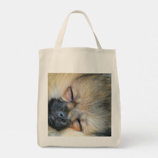 Een slapende Pommerse Tote Bag