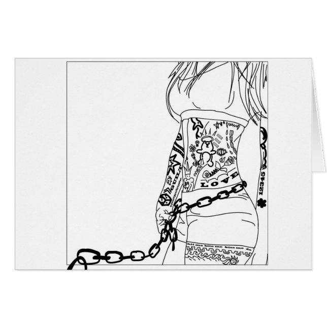 Een slecht meisje. (Voorkant Horizontaal)