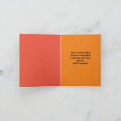 Een slechte daad is een raadsel kaart (Binnen)