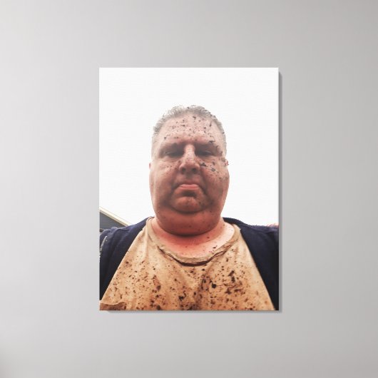 Een slechte dag hebben canvas afdruk (Voorkant)