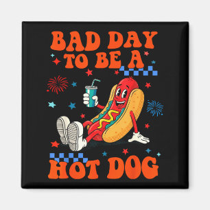 Een slechte dag om een hotdog te zijn grappige hot magneet