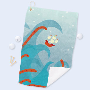 Een slechte dag voor de redders golfhanddoek