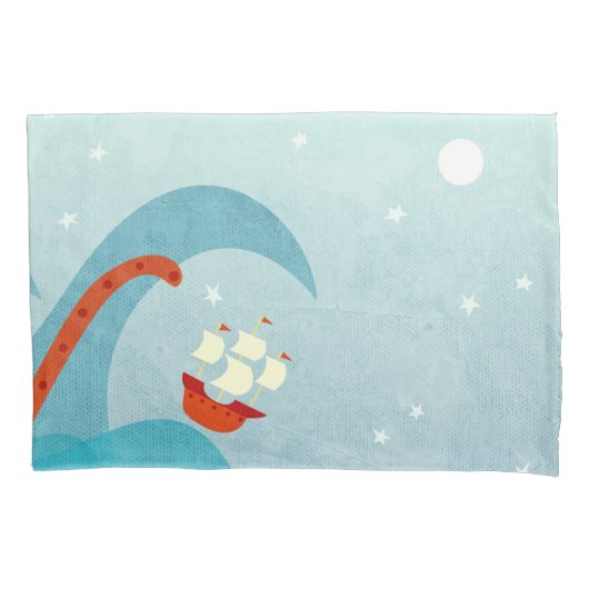 Een slechte dag voor de zeelieden kussensloop (Voorkant-Links)