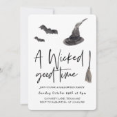 Een slechte tijd | Happy Halloween Kaart (Voorkant)