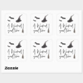 Een slechte tijd | Happy Halloween Vierkante Sticker (Vel)