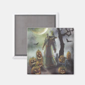 Een slechte wandeling bij Halloween. Magneet (Voorkant / Achterkant)