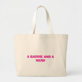 Een slechterik en een nerd Tas (Voorkant)