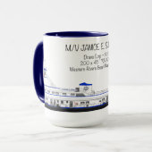 Een sleepboot genaamd Janice E. Straat Mok (Voorkant links)