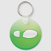 Eén Sleutelhanger voor voetafdruk (Voorkant)