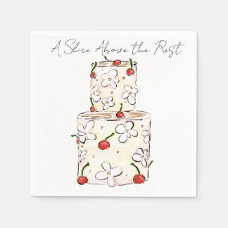 Een slice boven de rest Favor tassen Servet