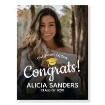 Eén slim cookie afstudeerfeest welkomstbord