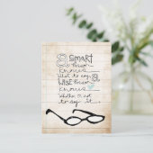 een slim persoon... briefkaart (Staand voorkant)