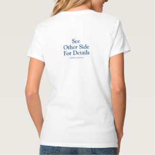 Een slim vrouwent-shirt dat de kop zal draaien. t-shirt