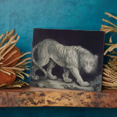 Een slingertijger (potlood op papier) fotoplaat (Zijkant)