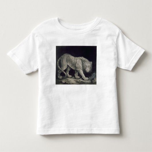 Een slingertijger (potlood op papier) kinder shirts (Voorkant)