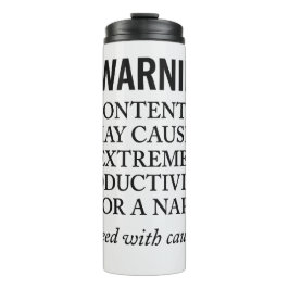 Eén slok om te focussen, één slok om te dagdromen! thermosbeker