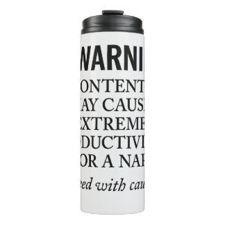 Eén slok om te focussen, één slok om te dagdromen! thermosbeker