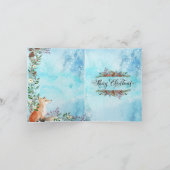 Een sluwe kerstkaart kaart (Binnen)