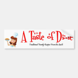 Een Smaak van de Bumpersticker van Dixie