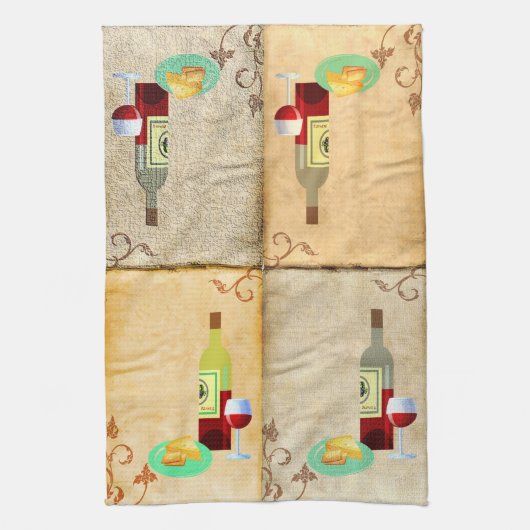 Een smaak van de Grafiek Theedoek (Verticaal)