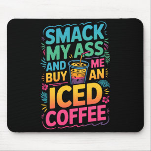 Een Smack Koop Iced Coffee Premium Muismat