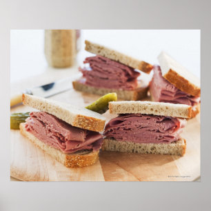 Een smakelijk broodje poster