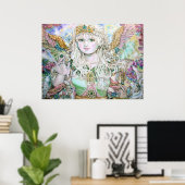 Een smaragdengel. poster (Thuiskantoor)