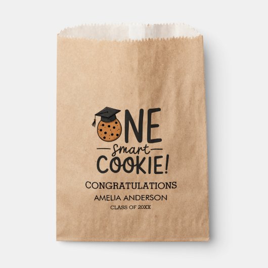 Een Smart Cookie Afstuderen Klasse van Bedankzakje (Voorkant)