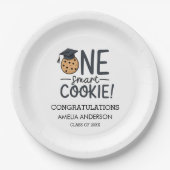 Een Smart Cookie Afstuderen Klasse van Papieren Bordje (Voorkant)