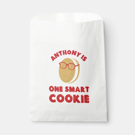 Eén Smart Cookie gepersonaliseerde afstudeerfeest Bedankzakje (Voorkant)