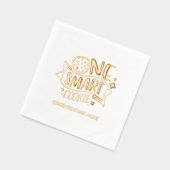 Een Smart Cookie Gold Foil Afstuderen servetten (Links)