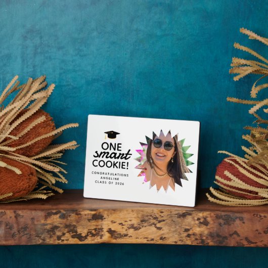 Een Smart Cookie Graduation Party-feest Fotoplaat (Zijkant)