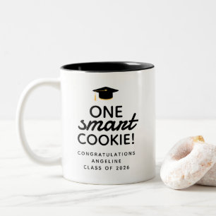 Een Smart Cookie Graduation Party-feest Tweekleurige Koffiemok