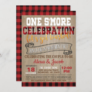 Een S'more Celebration Invitation - Verloving GD Kaart