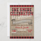 Eén S'more Celebration Invitation - Verloving Kaart (Voorkant)