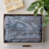 Een sneeuwpad in het bos, ontkoppelen tissuepapier (Geschenk)