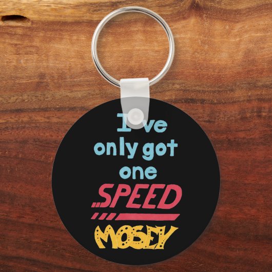 Eén snelheid sleutelhanger (Voorkant)