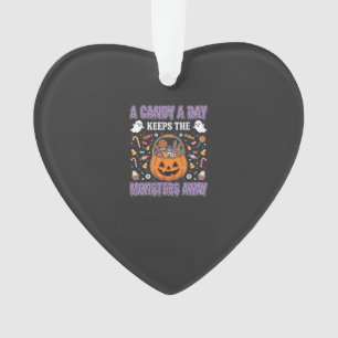 Een Snoepje Per Dag Halloween T-shirt Ontwerp Ornament