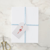 Een snoepriet cadeaulabel (Met Touw)