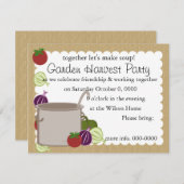 Een soep kaart (Voorkant / Achterkant)